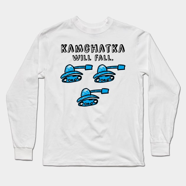 Kamchatka will fall (blue army) Long Sleeve T-Shirt by LiveForever